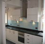 blue and white kitchen design leeds