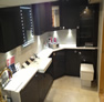 black and white kitchen design wakefield showroom